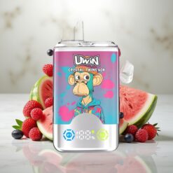 UWIN Crystal Twins 40000 Puhud 32ml Melon-Jää Marjamix