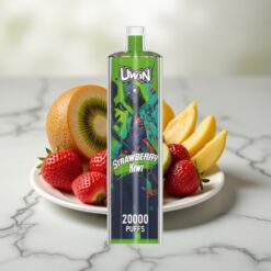 Uwin Shisha Hookah Crystal 20000 Puffi 22ml Maasikas-Kiivi