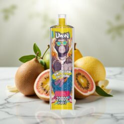 Uwin Shisha Hookah Crystal 20000 Sõõmud 0-5% Nikotiin Mesh Kiivi-Marakuuja-Guava