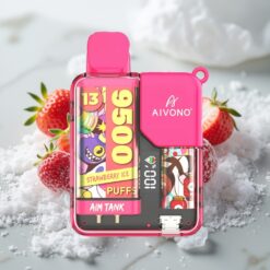 Aivono AIM-TANK 9500 Sigs Maasika-Jää 18ml 650mAh