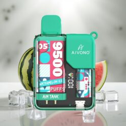 Aivono AIM-TANK 9500 Sulg 18ml 650mAh Vesimeloni Jää