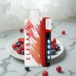 Elf Bar Ice King 40000 Puhangut, Scary Berry (Hirmus Marjad), 20ml, 5% Nikotiini, 850mAh, LCD