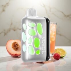 VOZOL RAVE 40000 Hõõguv Virvendus 270° Pea Vibu 20min Laadimine Virsik Vaarikas Limonaad